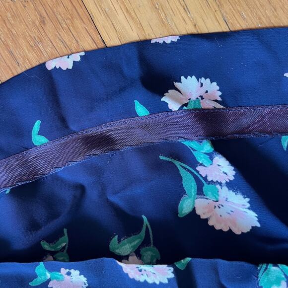 40s Vintage Silk Peplum Dress - Picture 12 of 12